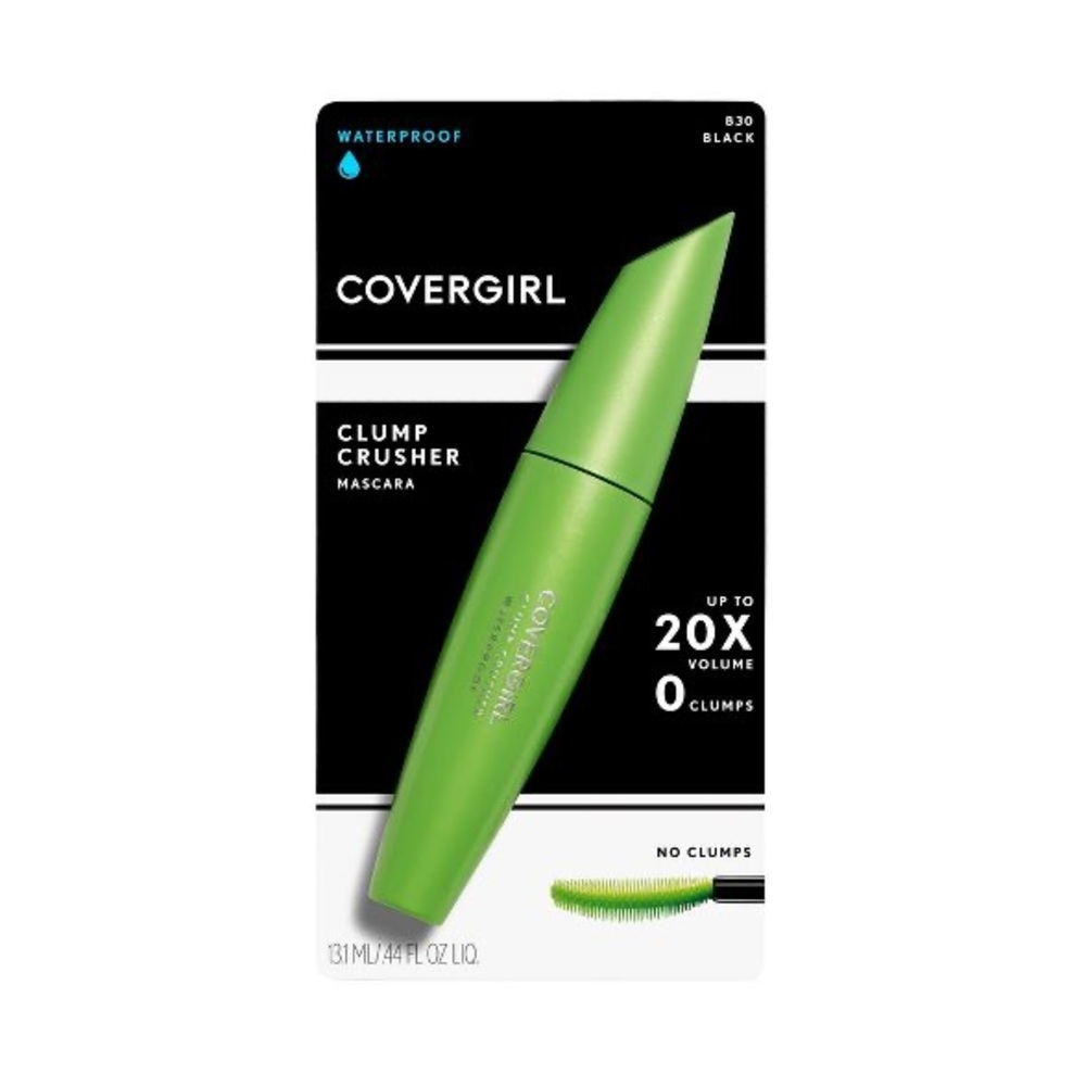 NWT COVERGIRL Clump Crusher Water Resistant Mascara 830 - Black🖤👁️